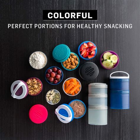 Blenderbottle Prostak Twist N Lock Storage Jars Expansion Pak With