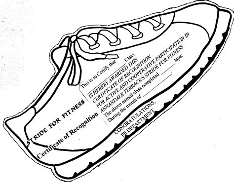 Free Track Running Shoes Outline, Download Free Track Running Shoes ...