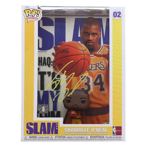 Shaquille O Neal Signed Slam Shaquille O Neal Funko Pop Vinyl