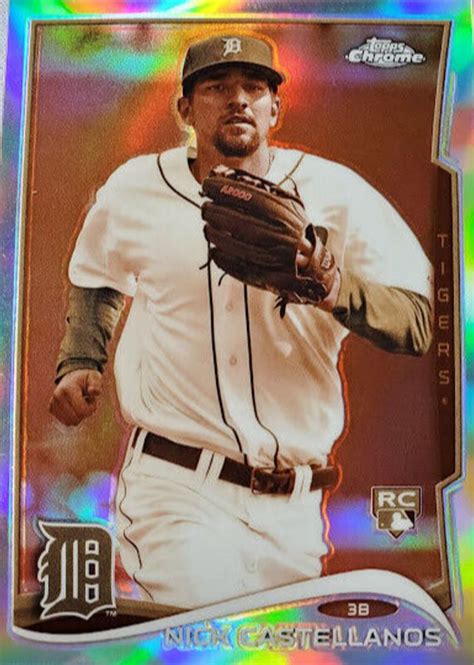 Nick Castellanos 2014 Topps Chrome 4 Sepia Refractor 75 Price Guide