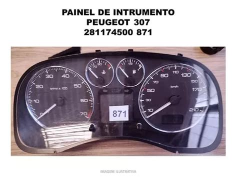 Painel De Instrumentos Peugeot 307 281174500 871 MercadoLivre