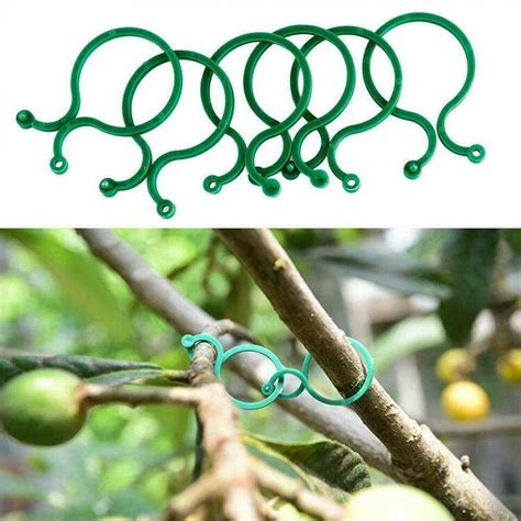 50100pcs Plant Support Garden Clips Trellis For Vine Grow T4d9