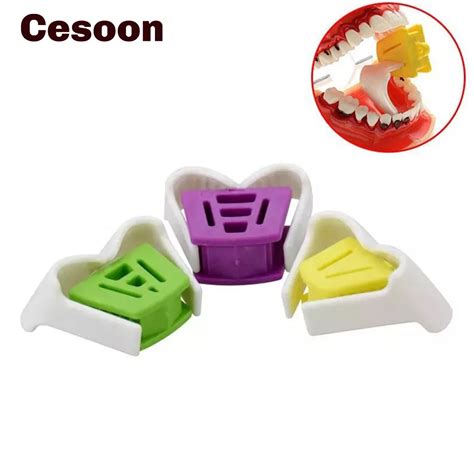 Cesson Dental Mouth Prop Tongue Guard Kit Silicone Bite Pads Block