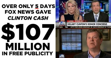 Fox News Gives Clinton Cash 107 Million Of Free Publicity