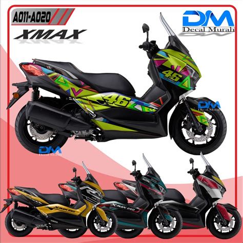 Jual DECAL XMAX FULL BODY RAGAM WARNA A011 A020 Shopee Indonesia