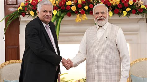 Pm Modi Invites Sri Lankan President Wickremesinghe To Oath Taking