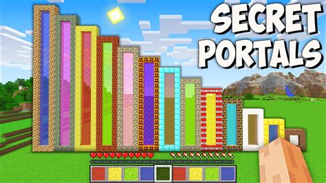 Which Tallest Secret Portals Is Better In Minecraft I Found The