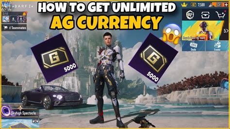 How To Get Free Ag Currency In Pubgm From Events Unlimited Ag