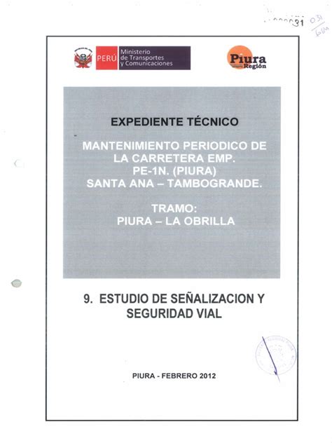 PDF 9 Estudio de señalizacion y seguridad vial pdf DOKUMEN TIPS