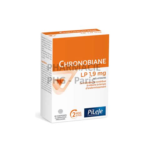 Chronobiane LP 1 9 mg PiLeJe Réveils nocturnes 60 comprimés