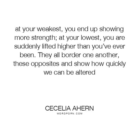 Wordporn Cecelia Ahern Quote