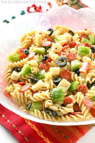 Pizza Pasta Salad Recipe Video The Girl Who Ate Everything