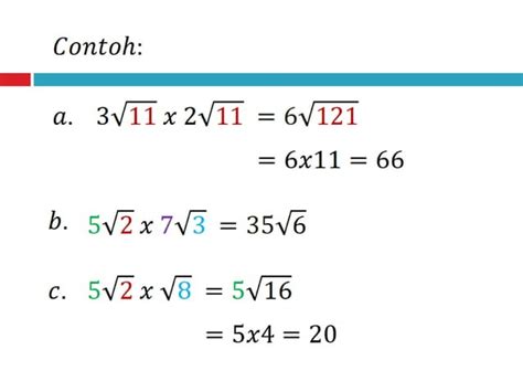 Matematika Kelas 9 Bentuk Akar Ppt