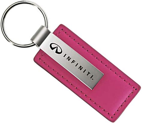 Amazon Au Tomotive Gold Rectangular Leather Key Chain For Infiniti