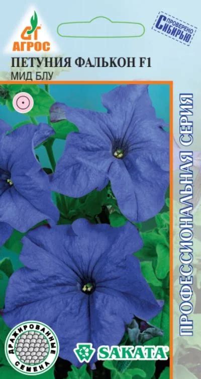 Семена Петуния Фалькон F1 Мид Блу: описание сорта, фото - купить с ...