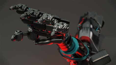 artstation mecha arm wip