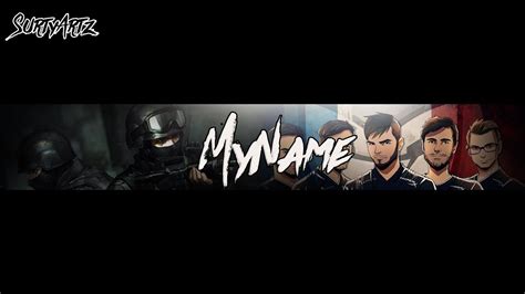 Free Template Cs Go Banner Template Youtube