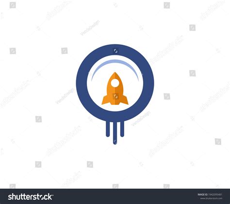 Space Ship Rocket Vector Logo Icon Stock Vector (Royalty Free ...