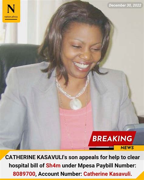 Nation Africa On Twitter Catherine Kasavulis Son Appeals For Help To