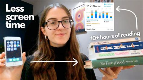 Swapping My Phone Screen Time With Reading Books For A Week YouTube