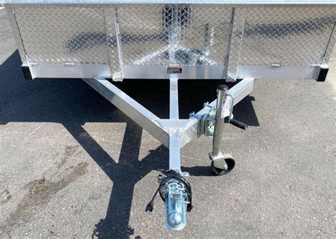 Quality Trophy X Aluminum Utility Trailer Stacked Ramp Tailgate