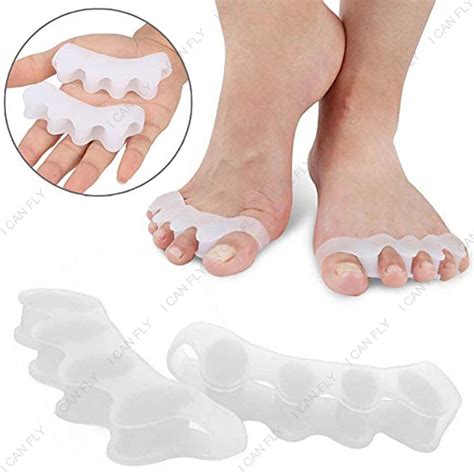 Silicone Toe Separator Gel Bunion Corrector Spreader Pain Relief Unisex