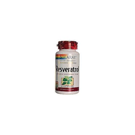 Resveratrol Japanese Knotweed 75mg - 60vcaps - Solaray