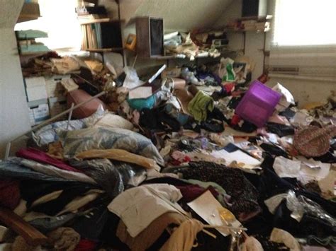 A Neglected Home Is Filled With So Many Items That Some Parts Are