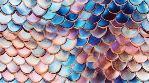 premium ai image  close    colorful fish scales