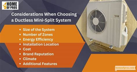 Ductless Mini Split Systems Advantages And Considerations Home Of Pros