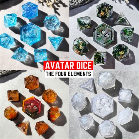 Avatar Inspired Dice Sets Oc Art Rdnd