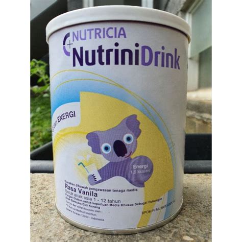 NUTRINIDRINK POWDER VANILA 400 GR KALENG 1 12 TAHUN Lazada Indonesia