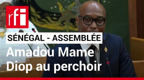 S N Gal Les D Put S Lisent Amadou Mame Diop Au Perchoir Dans Une