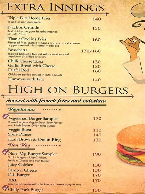 Menu Of Ricos Hudson Lane Delhi Dineout Discovery