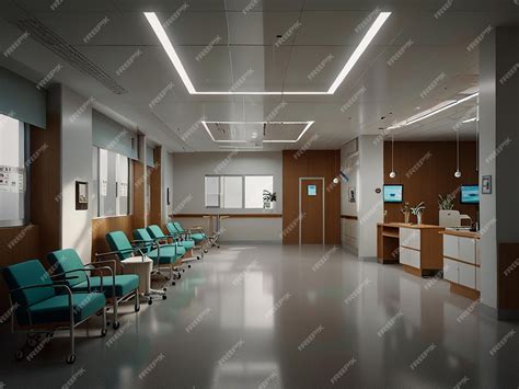 A Modern Hospital interior design 8k resulation | Premium AI-generated ...