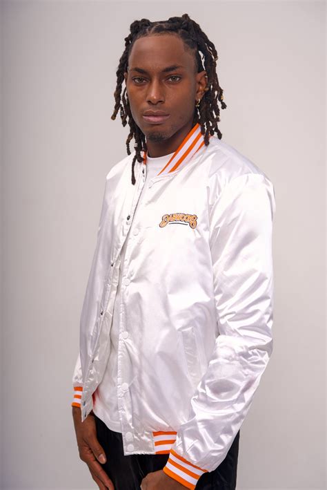 Stand Out In Dabwoods White Bomber Jacket Dabwoods Apparel