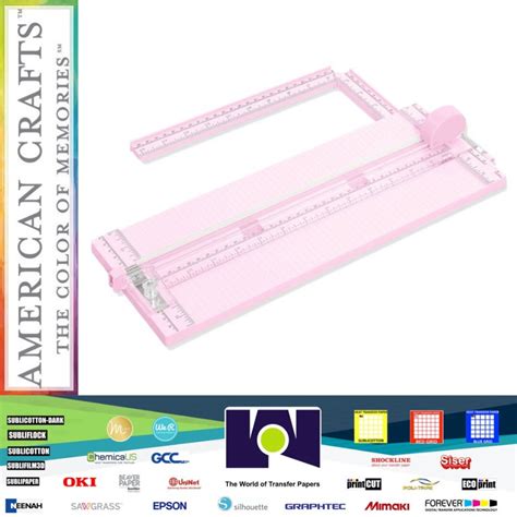 Rotary Paper Trimmer PINK EK Success 12 X 5 With Extension Etsy