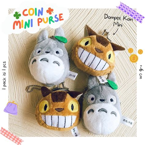 Jual Dompet Koin Kecil Coin Mini Purse Plush Doll Gantungan Kunci