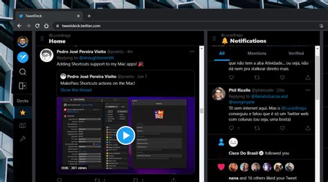 Twitter Mostra Pr Via Do Novo Tweetdeck Colunas Redimension Veis