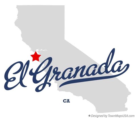 Map of El Granada, CA, California