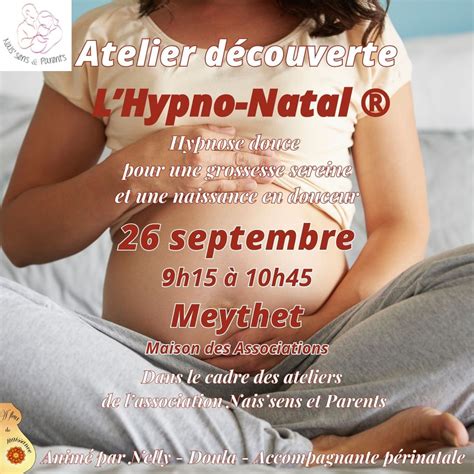 Atelier découverte de l Hypno natal hypnose douce pour vivre sa