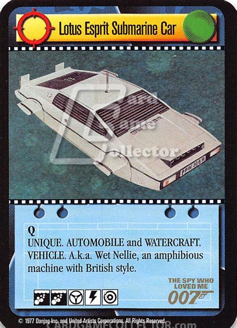 Lotus Esprit Submarine Car James Bond Ccg