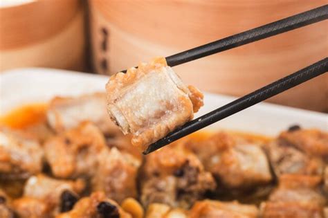 Premium Photo Chinese Black Bean Steamed Pork Ribs