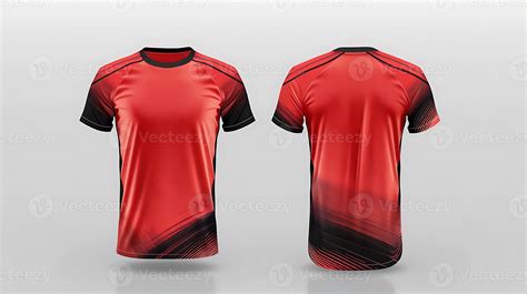 Soccer jersey mockup for football club. uniform front and back view ...