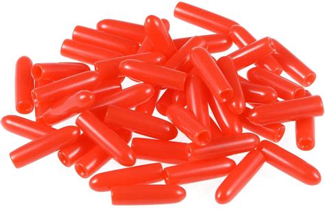 Amazon Uxcell 50pcs Rubber End Caps 2mm ID Vinyl Round Tube Bolt