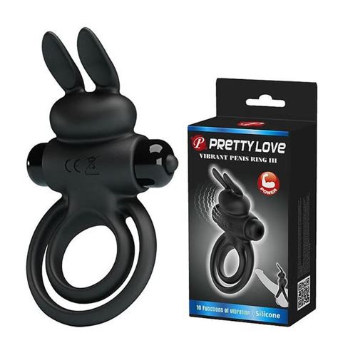 Anel Peniano Vibrant Penis Ring III Pretty Love Coelhinho 10 Vibrações