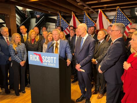 93 Florida Lawmakers Endorse Senator Rick Scott For Reelection