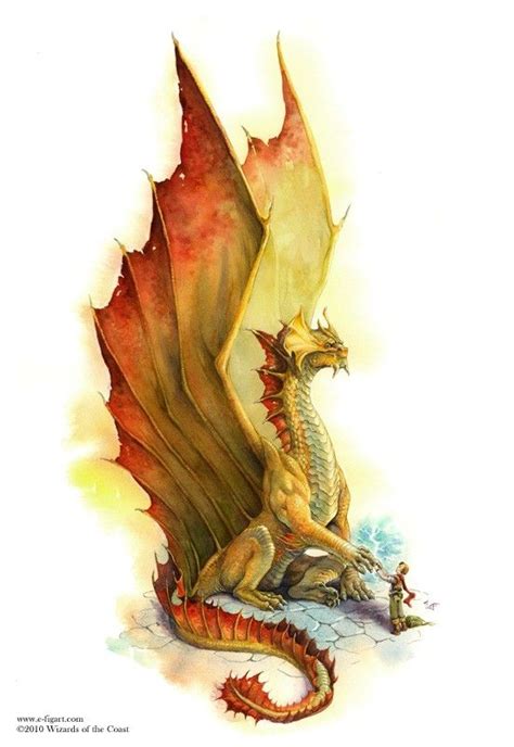 Brass Dragon Dragon Art Dragon Illustration Dragon Artwork