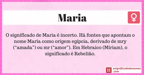 Significado Do Nome Mary - 8