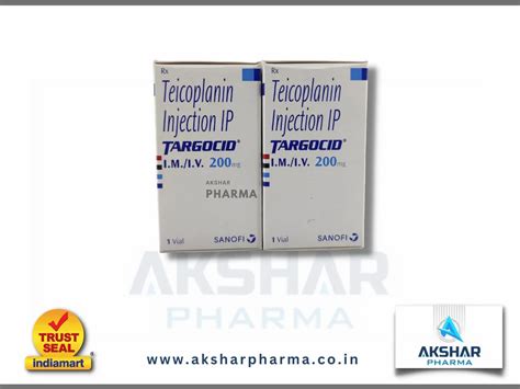 Targocid Teicoplanin Mg Injection Manufacturer Sanofi At Rs